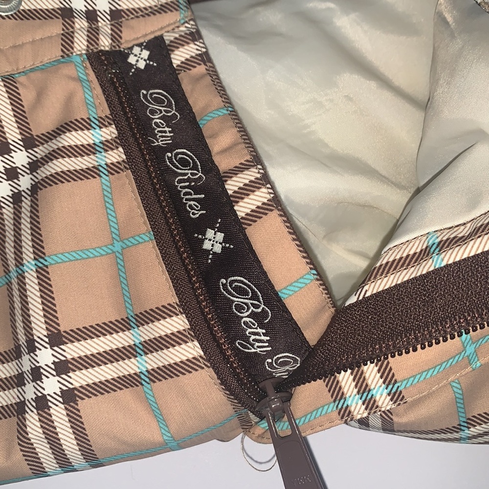Betty Rides Plaid Snowboarding Pants Size XS - Picture 5 of 6